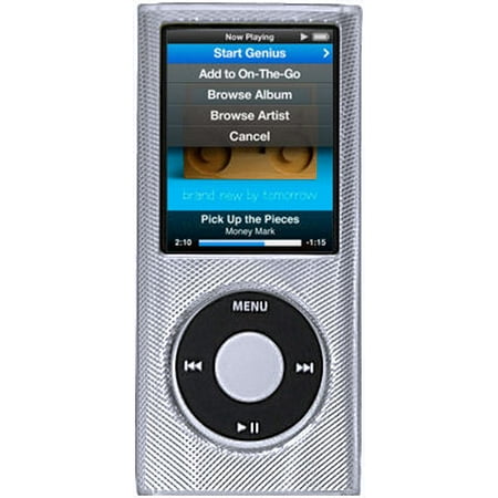 - Aluminum Crystal Hard Case for 4th Generation iPod Nano (Silver)