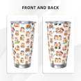 thumbnail image 3 of Salouo Kawaii Shiba Dog Print 20oz Tumbler with Lid,Stainless Steel Vacuum Insulated Tumbler Durable Insulated Coffee Mug Thermal Cup with Splash Proof Sliding Lid-Without Straw, 3 of 8