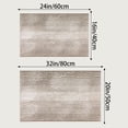 thumbnail image 7 of Unique Bargains Quick Dry Non Slip Chenille Bath Mat Cozy Shaggy Bath Rugs Beige 16" x 24", 7 of 7