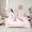 Pink K 01, variant on Castle Fairy Boys Girls Letter Monogrammed M Twin Bedding Sets 7-Piece,Kawaii Pink Bow Bedding Comforter Set Microfiber,Animal Leopard Print Breathable Sheet Sets,Breathable Home Decor,Reversible