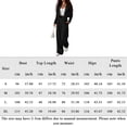 thumbnail image 2 of Pantalones Traje de dos piezas para mujer, Blazer de Color sólido, conjuntos de 2 piezas, trajes de trabajo femeninos Cgtredaw Negro T S para Mujer, 2 of 5