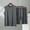 01 Dark Gray, variant on Men's 2 Piece Outfits Acid Wash Sleeveless Shirts and Shorts Track Suits Casual Summer Lounge Fashion Set