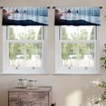 thumbnail image 2 of LALILO Kitchen Curtain Valance Fantastic Stormy Rod Pocket Window Curtain 52"x 18" Set of 2, 2 of 6