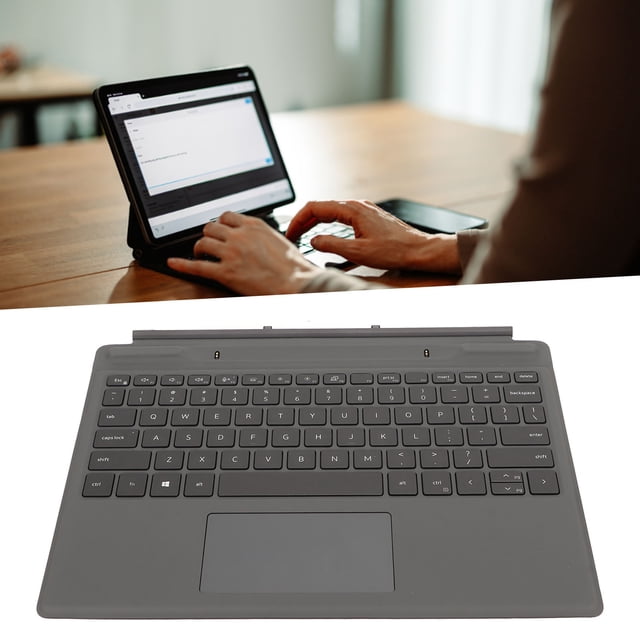 Laptop Keyboard, Laptop Detachable Keyboard ABS PU Leather With Touchpad For 7320