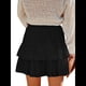 thumbnail image 3 of Falda Pantalón Estilo Bohemio con Volantes y para Mujer, Estilo Informal, de Cintura Alta, Color Negro, Talla XS, 3 of 8