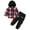 Red, variant on GYRATEDREAM Toddler Baby Boys Clothes Flannel Lattice Button Down Hooded Shirt Tops +Sweatpants Boys Fall Winter Outfits 1-6Y Green