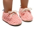 thumbnail image 6 of Baby Boys Velvet Soft-soled Lace-up Cotton Shoes Winter Children Short Boots, 6 of 8