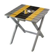 Imperial Gray Pittsburgh Penguins Folding Adirondack Table