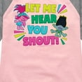 thumbnail image 3 of Trolls - Let Me Hear You Shout Poppy and Branch - Toddler & Youth Girls Raglan Graphic T-Shirt, 3 of 4