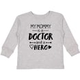 thumbnail image 3 of Inktastic My Mommy is a Doctor and a Hero Boys or Girls Long Sleeve Toddler T-Shirt, 3 of 5