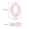 thumbnail image 2 of Unique Bargains 50Pack Acrylic Linking Chain Rings, 23mm Plastic C-Clips for DIY, Pink Red, 2 of 7