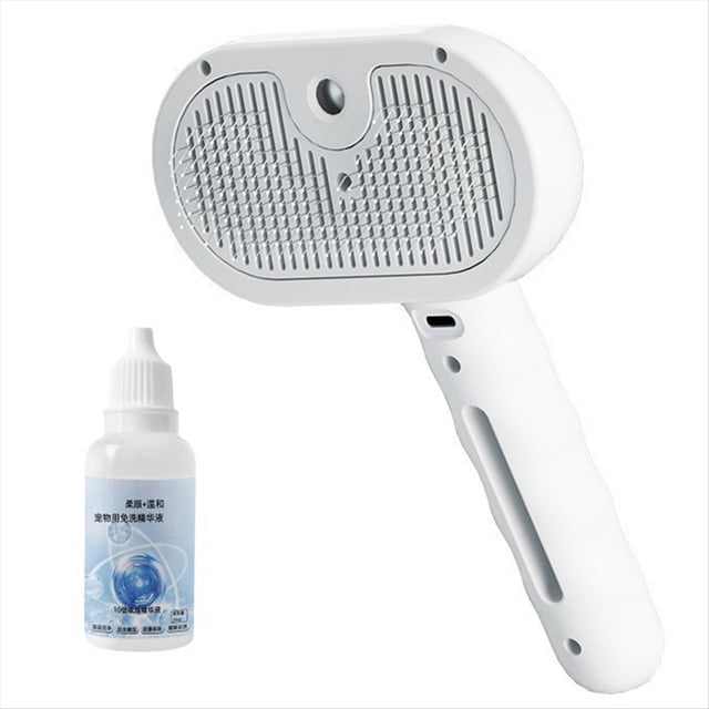 Cepillo de Vapor para Gatos, Peine para Mascotas, Elimina el Pelo Suelto, Accesorio de Peinado con Vapor para Perros y Gatos, Color .