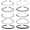Black - Headband - 10PCS, variant on Metal Headbands for Men, Women Fashion Hair Bands, Adjustable Wavy Headband, Unisex Black Simple Non-Slip Sports Headband（10 Pack ）