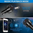 thumbnail image 4 of Nuevo y moderno transmisor FM manos libres Bluetooth para coche con reproductor de música MP3 y cargador para coche del fabricante., 4 of 5