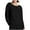 Black (New Upgrade), variant on Htigea Winter Shirts for Women Thin Fleece Crewneck Long Sleeve Top Casual Cozy Pullover Everyday Tee Black S