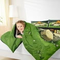 thumbnail image 4 of Feelyou Happy Camping Bedding Comforter Set for Kids, Rustic Farmhouse Adventure Twin Comforter Sets, Jungle Camper Reversible Bedding Set, Lightweight Room Decor, 2-Piece, 4 of 8