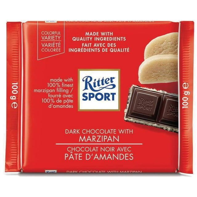Ritter Sport Dark Chocolate with Marzipan