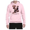 thumbnail image 2 of Wild Bobby, If It's Not a Chocolate Lab It's Just a Dog Gift | Mens Dog Lover Hooded Sweatshirt Graphic Hoodie, Light Pink, 2XL, 2 of 3