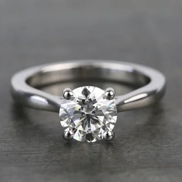 2Carat Round Cut G-VS1 Lab Grown Diamond Women's Solitaire Engagement Ring Solid 14K White Gold