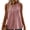 Pink, variant on Swiss Dots Patchwork Women Sleeveless Tank Tops Camisole