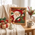 thumbnail image 2 of Twfbrm Christmas Kinusaiga Fabric Art Kit, 3D Mosaic Craft Kits with Wooden Frame and Tools, Holiday DIY Relaxing Handmade Art Project Christmas Decoration for Gift, Part, Home Decor, 2 of 6