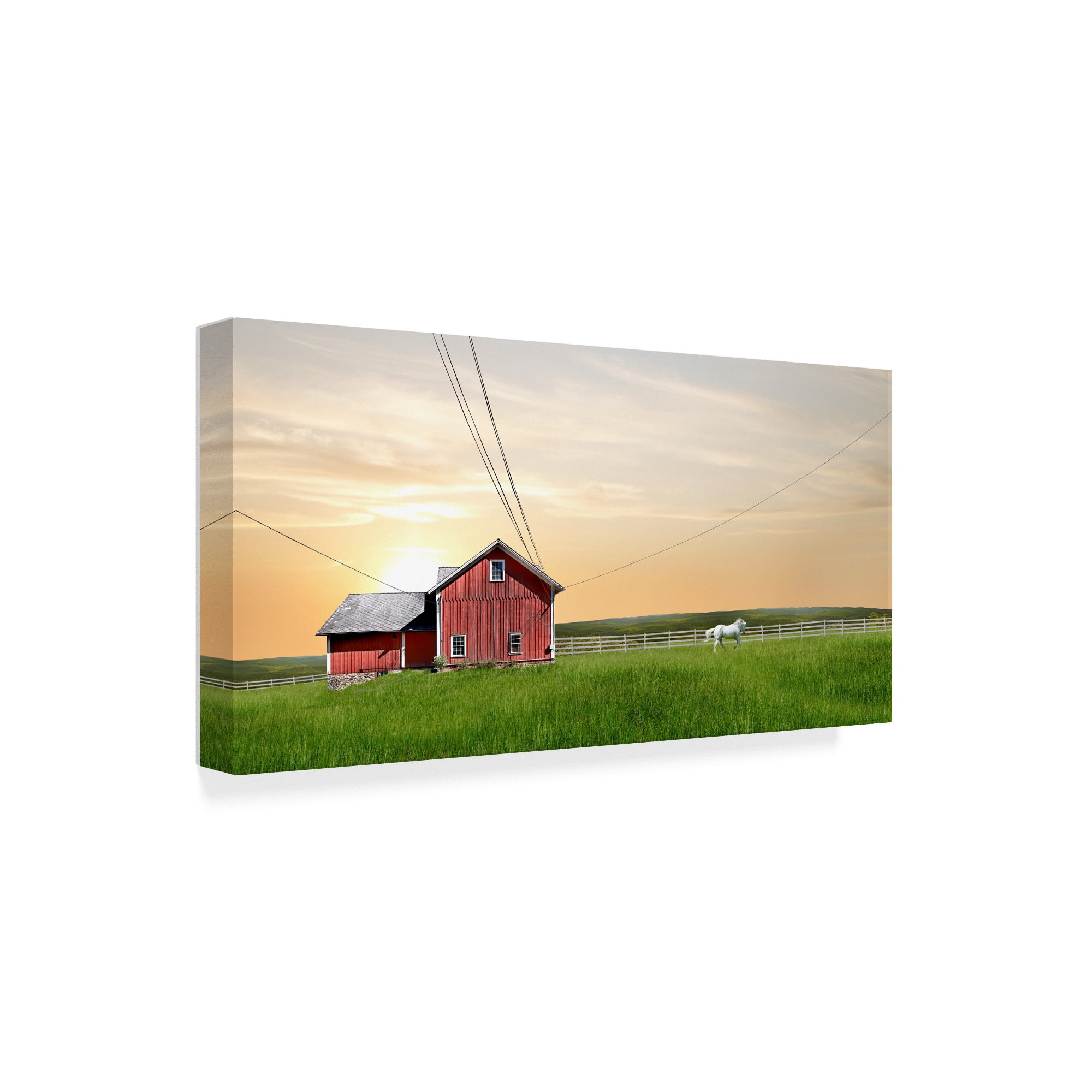 Trademark Fine Art 'Farm And Country IV' Canvas Art by James McLoughlin