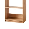 thumbnail image 4 of Benjara Dee Modular Closet System- 1 Metal Hanging Rod and 1 Shelf- Oak Brown, 4 of 6