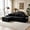 Black--L-Shaped, variant on 94.5" Boneless Couch, U-Shaped Modular Sectional Sofa, Corduroy Cloud Couches with Right Facing Chaise, Ottoman, Pillows, Side Pockets, No Assembly Required, for Living Room, Apartment, Black