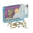 thumbnail image 1 of Charles Leonard Brass Paper Fasteners, Polished Brass, 100 Count, 1 of 2