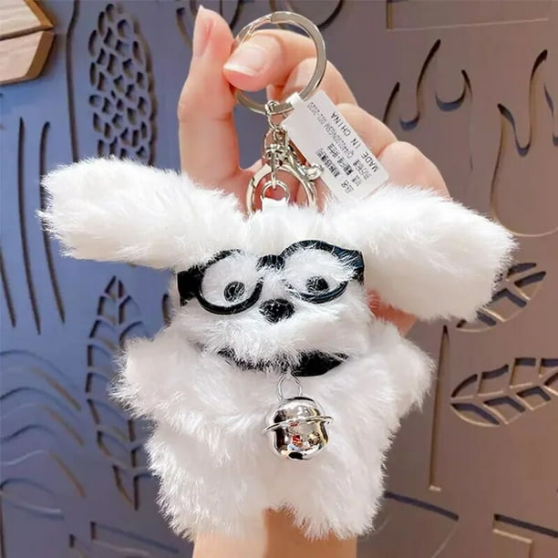 LLavero de peluche Kawaii Pochacco, llavero de Sanrio, muñeco piloto, conejo, peluches, mochila, colgante, llavero de coche, juguete al por mayor, regalo para niños