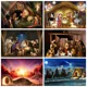 thumbnail image 2 of Fondo de escena de la natividad de Navidad con el nacimiento de Jesús, la Santa Cruz y la Biblia, perfecto para estudio fotográfico, decoración de pared, 2 of 5