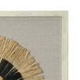 thumbnail image 5 of American Art Decor Handmade Framed Natural Straw and Linen Wall Art Decor, Beige/Black - 23.5" x 23.5", 5 of 6