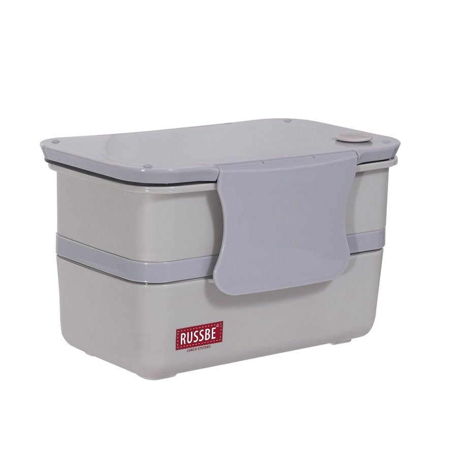 Russbe Lunch Systems 43oz Double Stack & Chill Bento Box White