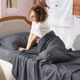 thumbnail image 4 of Juego de sábanas Bedsure Twin XL para dormitorio, 3 piezas, color gris, 4 of 8