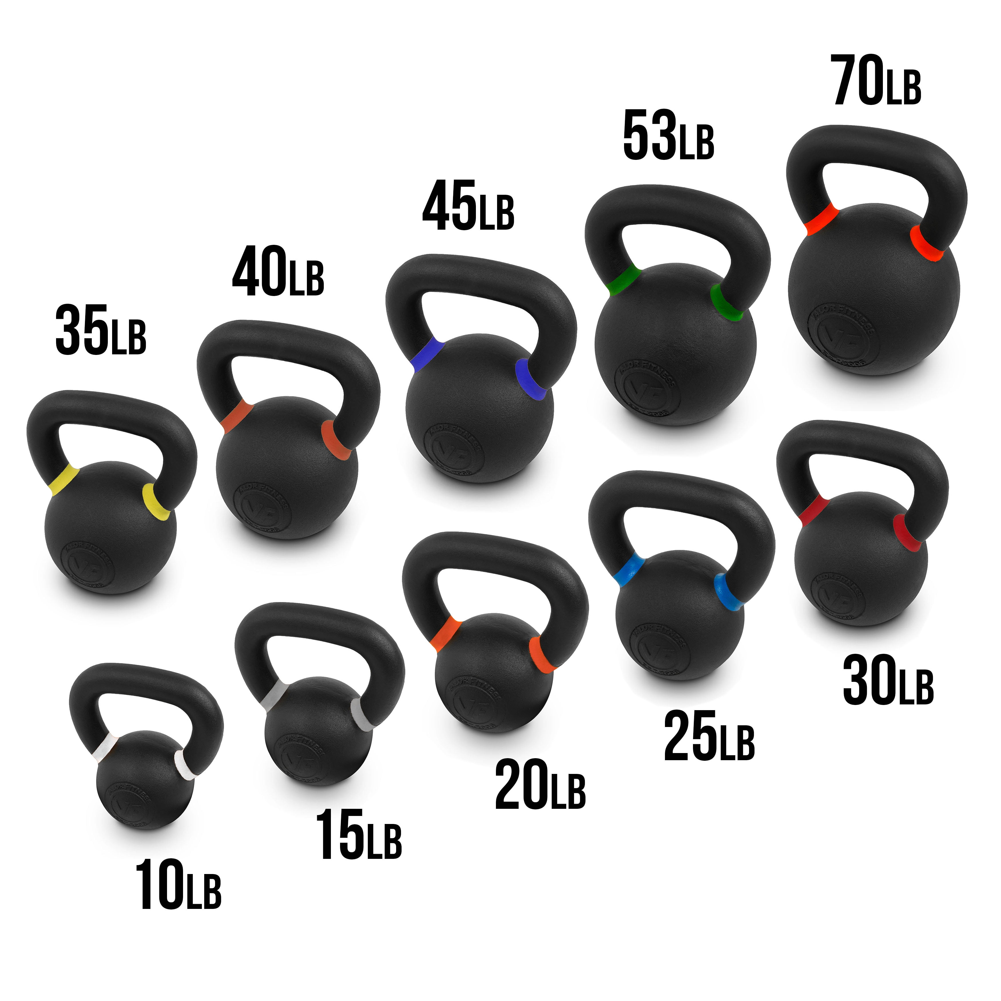 Valor Fitness PKB-70 ValorPRO Premium Kettlebell 70lb