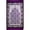 Purple, variant on Modefa Turkish Islamic Ipek Floral Plush Velvet Prayer Rug Janamaz Sajjadah Namaz Seccade with Prayer Cap - Blue