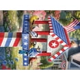 thumbnail image 2 of Ceaco 300 Piece Patriotic Birdhouse (Larry Jones) Interlocking Jigsaw Puzzle, 2 of 5