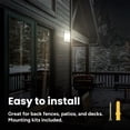 thumbnail image 5 of Techko Solar Wall Light - Amber or White Light, 5 of 10
