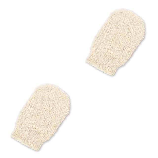 Toystoory Toalla de baño para hombre y mujer, toalla de corporal, guante de ducha de limpieza profunda, guantes de limpieza para el hogar, baño Beige 2piezas Toystoory CBP163381