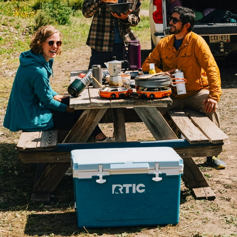 RTIC Ice Chest Cooler, 52 QT Ultra-Light Hard-Sided Cooler Fits 76