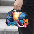 thumbnail image 2 of Cat Electronic Organizer Travel Case - Oxford Cloth Waterproof Travel Organizer for Computer Cable and Gadgets Storage, 2 of 6