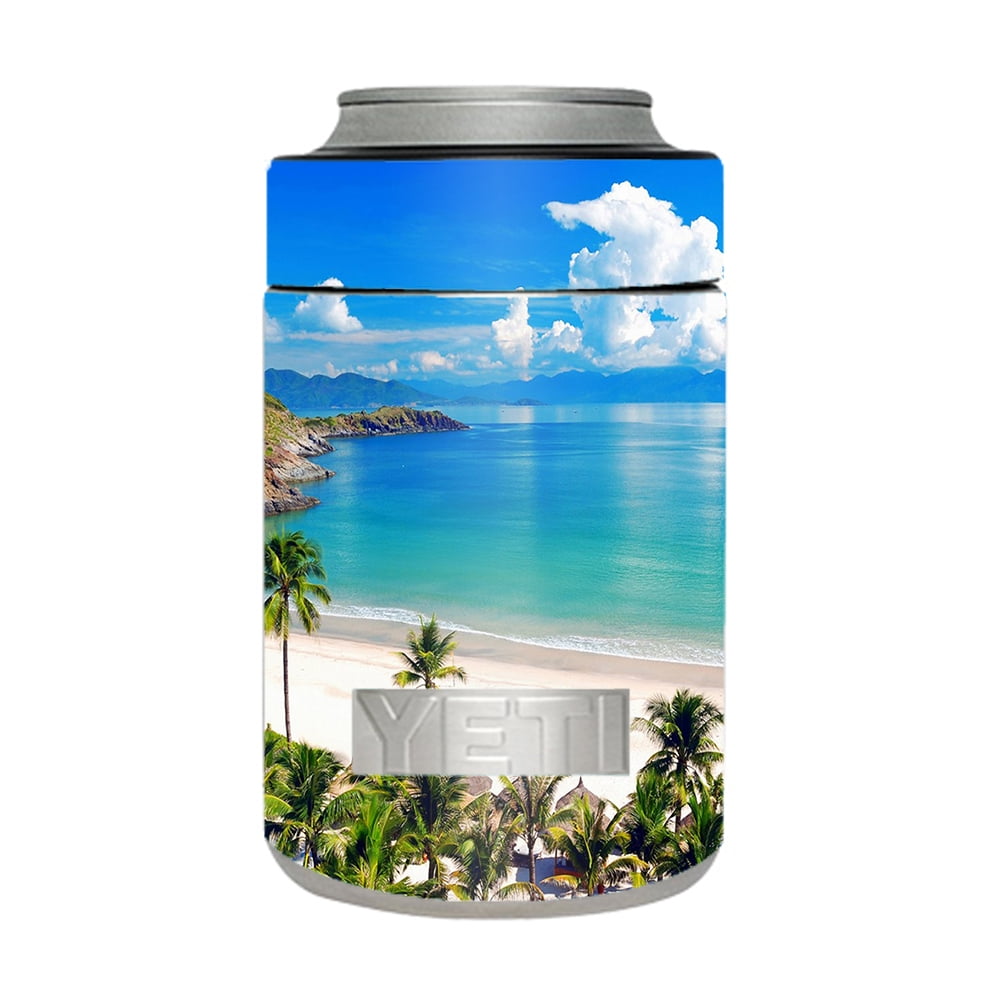 Skin Decal For Yeti 12 Oz Rambler Colster Can Cup / Tropical Paradise