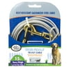 Four Paws Heavy Weight Dog Tie Out Cable Silver 15 Foot