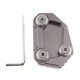 thumbnail image 4 of Soporte lateral CNC Kickstand agrandar placa Pad para S1000R K47 14-16 tal se describe Baoblaze Placa de extensión Kickstand, 4 of 6