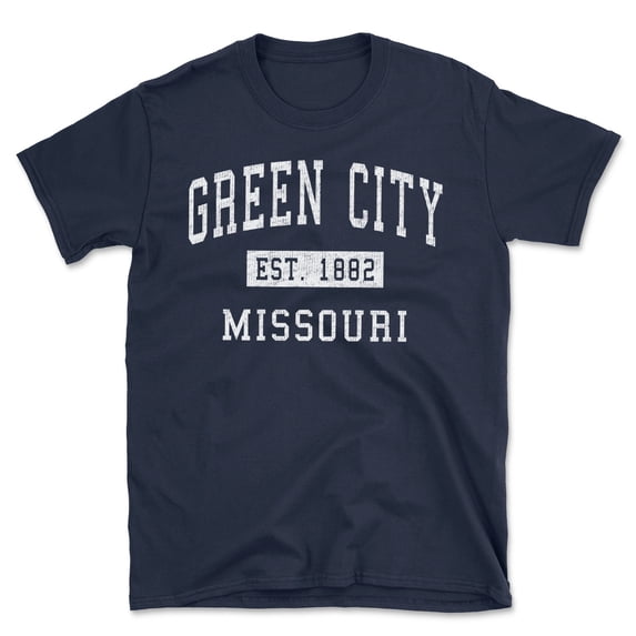 Green City Missouri Classic Established Men's Cotton T-Shirt