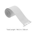 thumbnail image 2 of DINHEAROM Skirting Board Trim White Wood Grain 2 Rolls 196.50X1.97X0.04in, 2 of 8