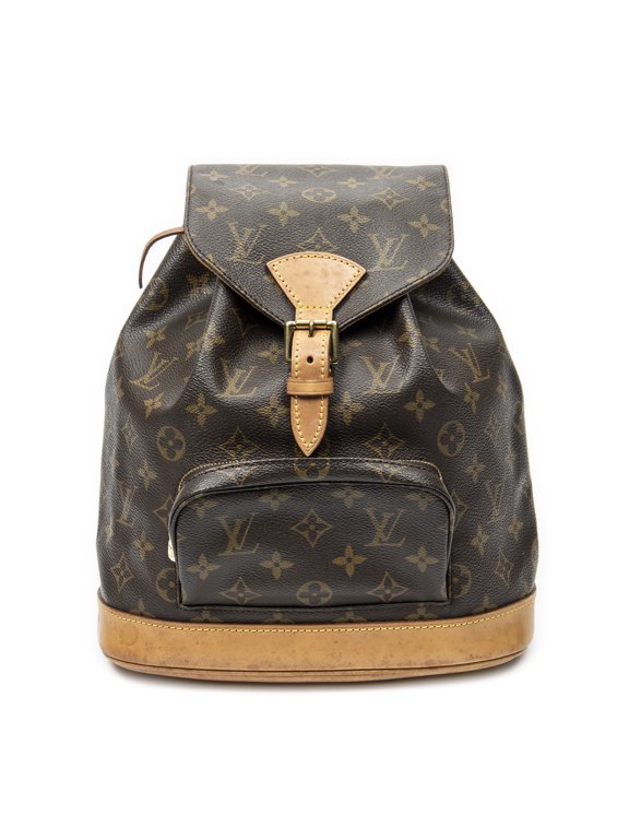 Pre-Owned Louis Vuitton Brown Montsouris MM Backpack Monogram Canvas