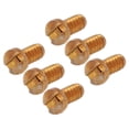thumbnail image 2 of 6pcs Watch Back Cover Screw Mechanical Watch Back Case Slotted Screw Replacement Accessory Repair Parts Gold, 2 of 14