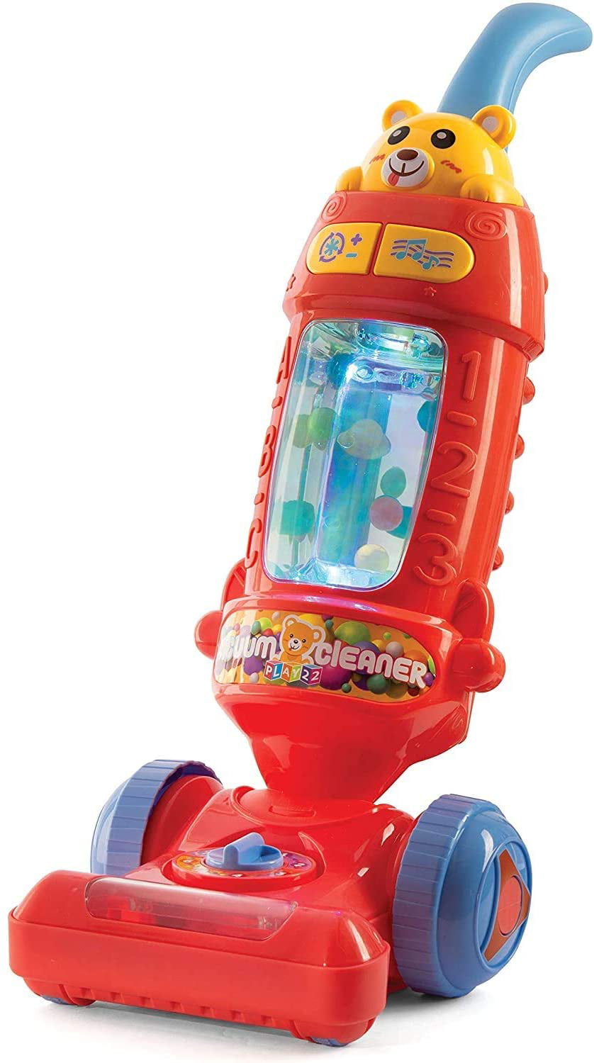 Plastic Simulation Children Appliance Play Toy Light Sound Blue Vacuum Cleaner 