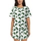 thumbnail image 1 of Fotbe Watercolor Turtle Conjunto de Pijama Estampado para Mujer, 2 Piezas, Ropa de Dormir con Camiseta de Manga Corta y Shorts Suaves-X-Large, 1 of 6